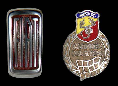 Fiat and Abarth badges